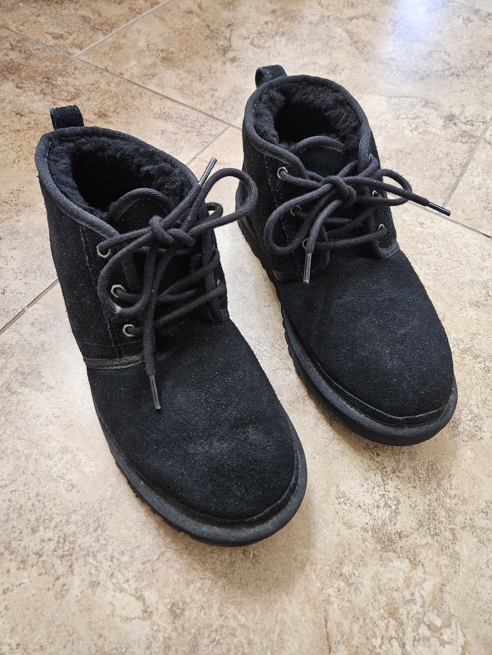 Womens Black UGG Neumel Shoes - Picture 2 of 6